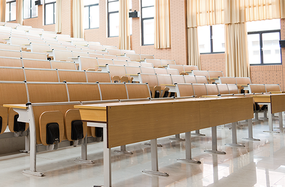 Empty and clean auditorium seats