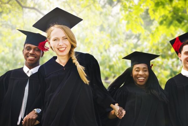 Group of college graduates