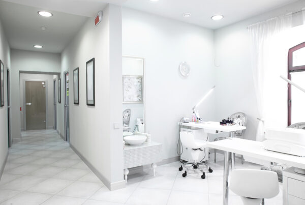 White medical waiting room