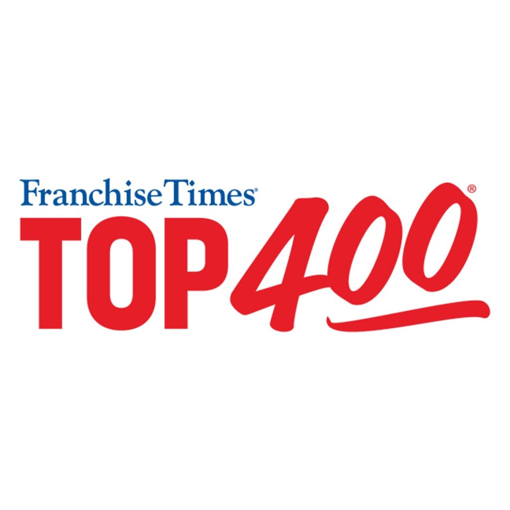 Franchise Times Magazine's Logo that highlights the top 400 franchises.